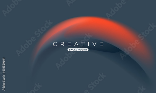 Abstract liquid gradient Background. Fluid colour mix. Orange and Gray vivid color blend. Modern Design Template For Your ad Banner, Poster, Cover, Web page, Brochure, and flyer. Vector Eps 10