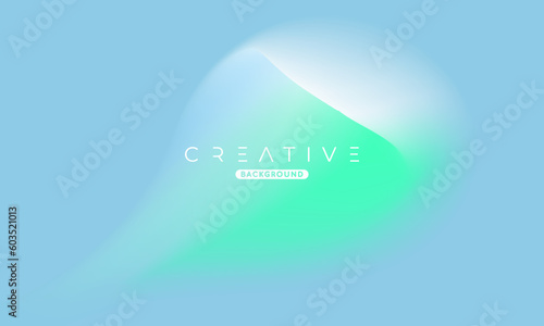 Abstract liquid gradient Background. Fluid colour mix. Blue and Green vivid color blend. Modern Design Template For Your ad Banner, Poster, Cover, Web page, Brochure, and flyer. Vector Eps 10