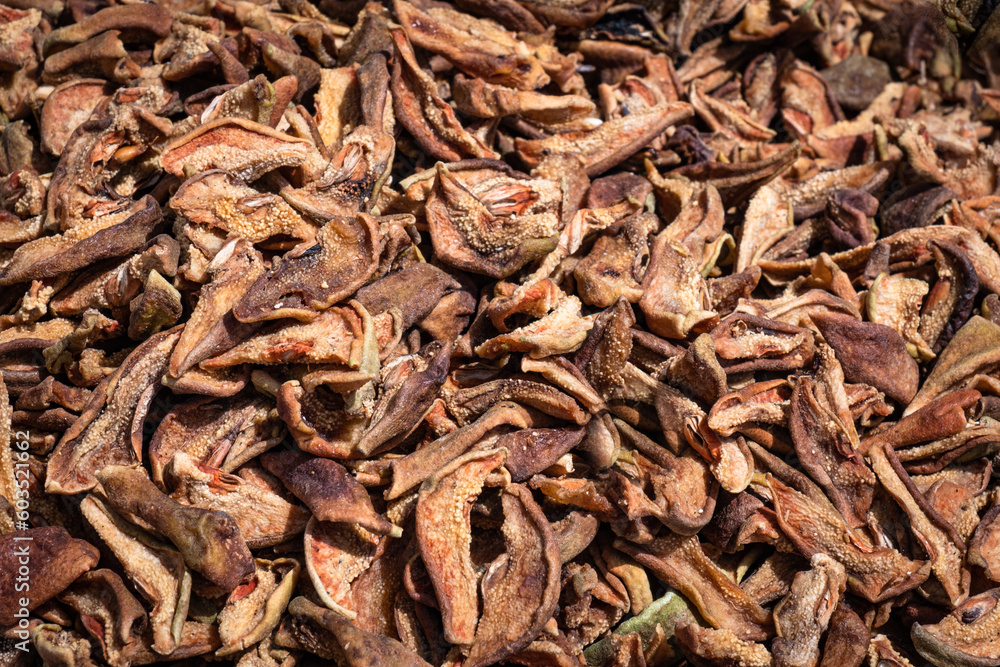 sun dried pear slices. dried organic fruits. sun dried pear slices. dried organic fruits.