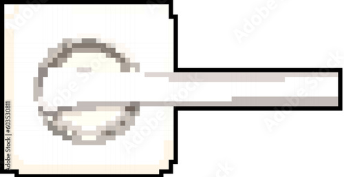 room door handle game pixel art retro vector. bit room door handle. old vintage illustration