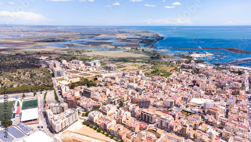 Vista panorámica de la Ràpita, población del Delta del Ebro (Tarragona) © José R. Marqués