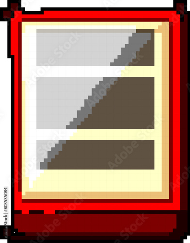 modern ebook reader game pixel art retro vector. bit modern ebook reader. old vintage illustration