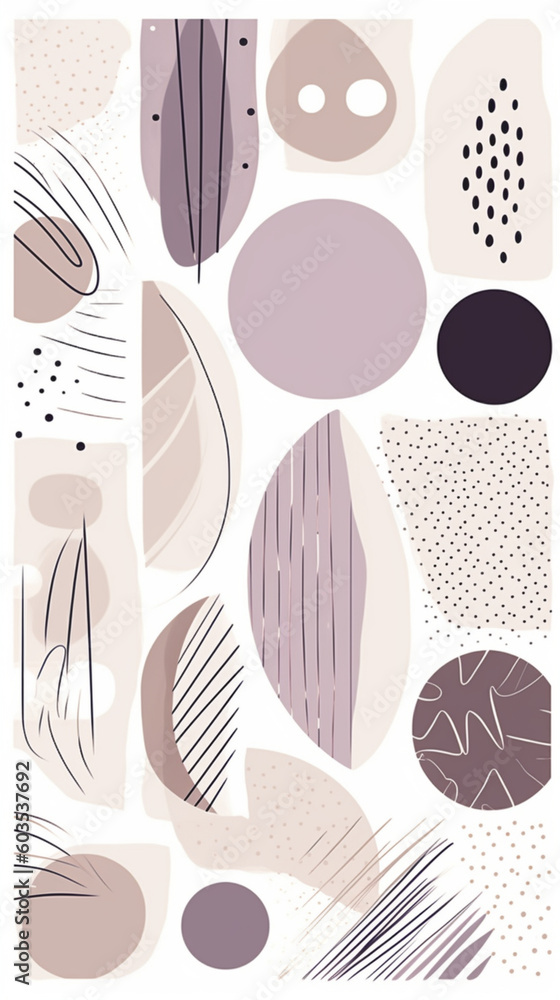 abstract minimal vector boho shapes and lines abstract minimal vector boho shapes and lines