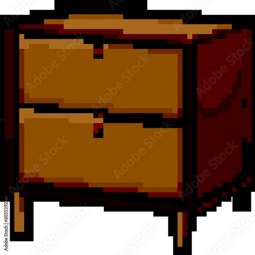 business file cabinet game pixel art retro vector. bit business file cabinet. old vintage illustration