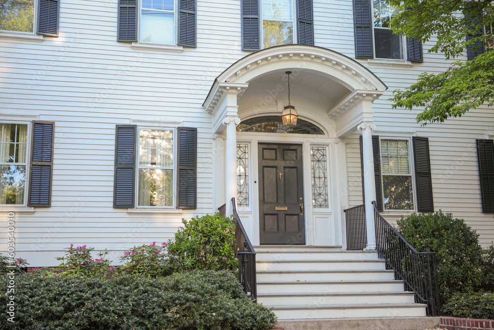 American house suburbs front entrance townhomes symbolize desirable living, investment, and the real estate market. They represent the allure of homeownership and the dynamics of buying and selling pr American house suburbs front entrance townhomes symbolize desirable living, investment, and the real estate market. They represent the allure of homeownership and the dynamics of buying and selling pr