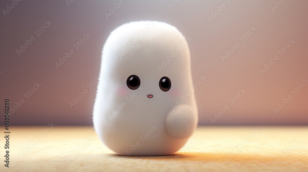 3D cute creatures marshmallow 3D cute creatures marshmallow