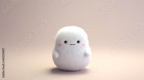 3D cute creatures marshmallow © Absent Satu