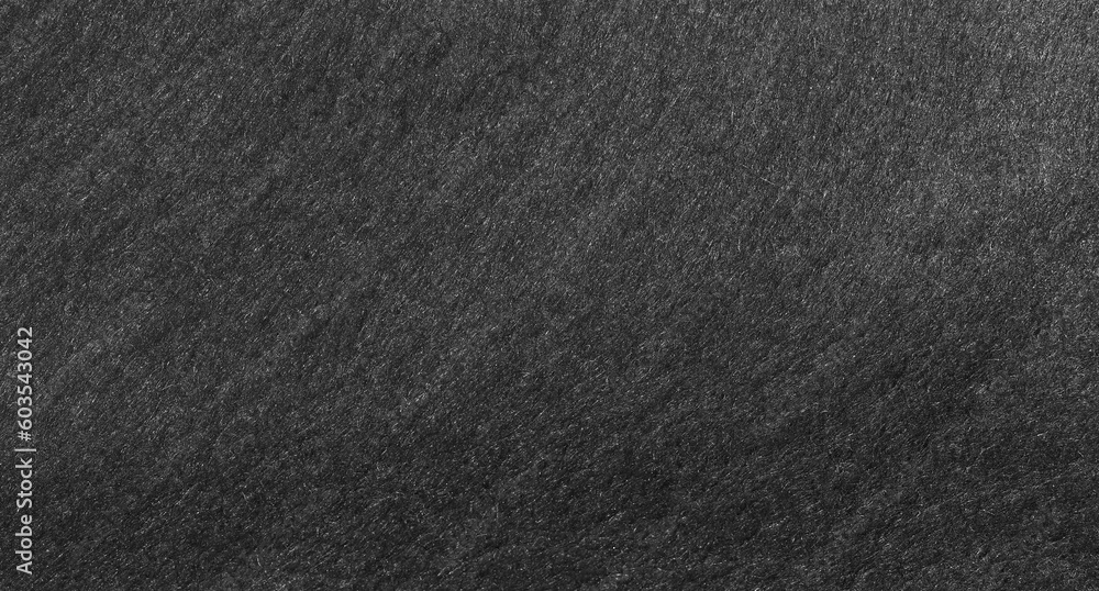 Black felt abstract background texture. Surface of fabric texture in dark color for copy space.  - obrazy, fototapety, plakaty 