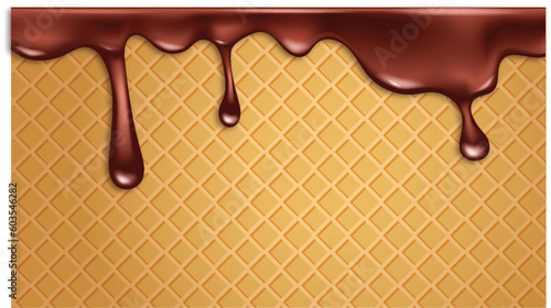 Melted Chocolate Background