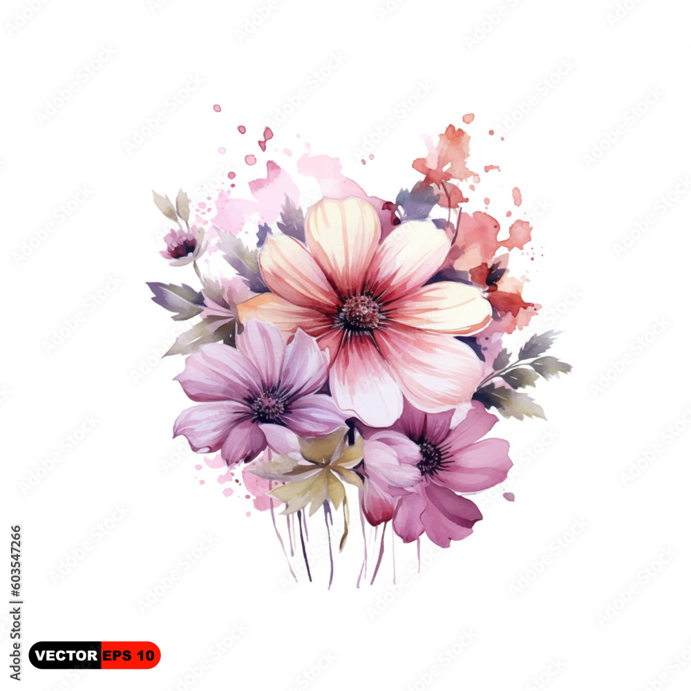 flowers in watercolor frame flower frame flowers in watercolor frame flower frame