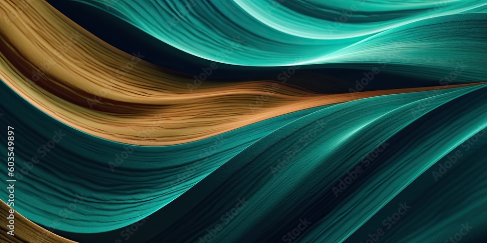 Fototapeta premium Abstract monochrome flowing background, generative ai