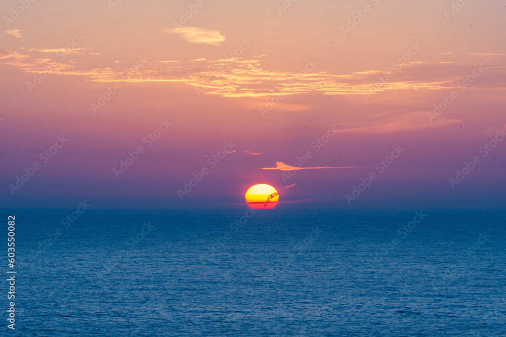 Sunrise over the eastern China Sea
