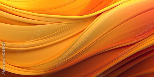 warm Orange fluid vibrant background, generative ai