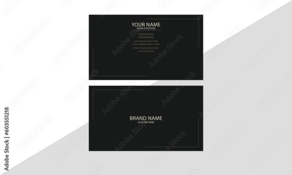 Clean and simple design for creative and modern business card template.
Clean and simple design for creative and modern business card template.