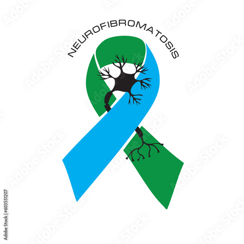 Ribbon for Neurofibromatosis Awareness photo