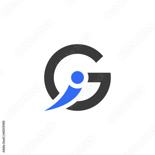 G i letter logo