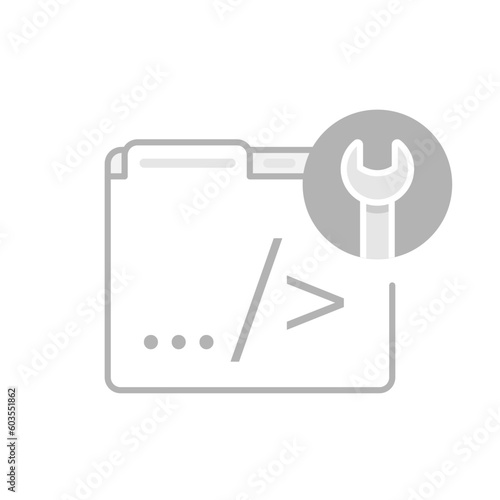 website page under maintenance concept illustration flat design vector eps10. modern graphic element for landing page, empty state ui, infographic, icon