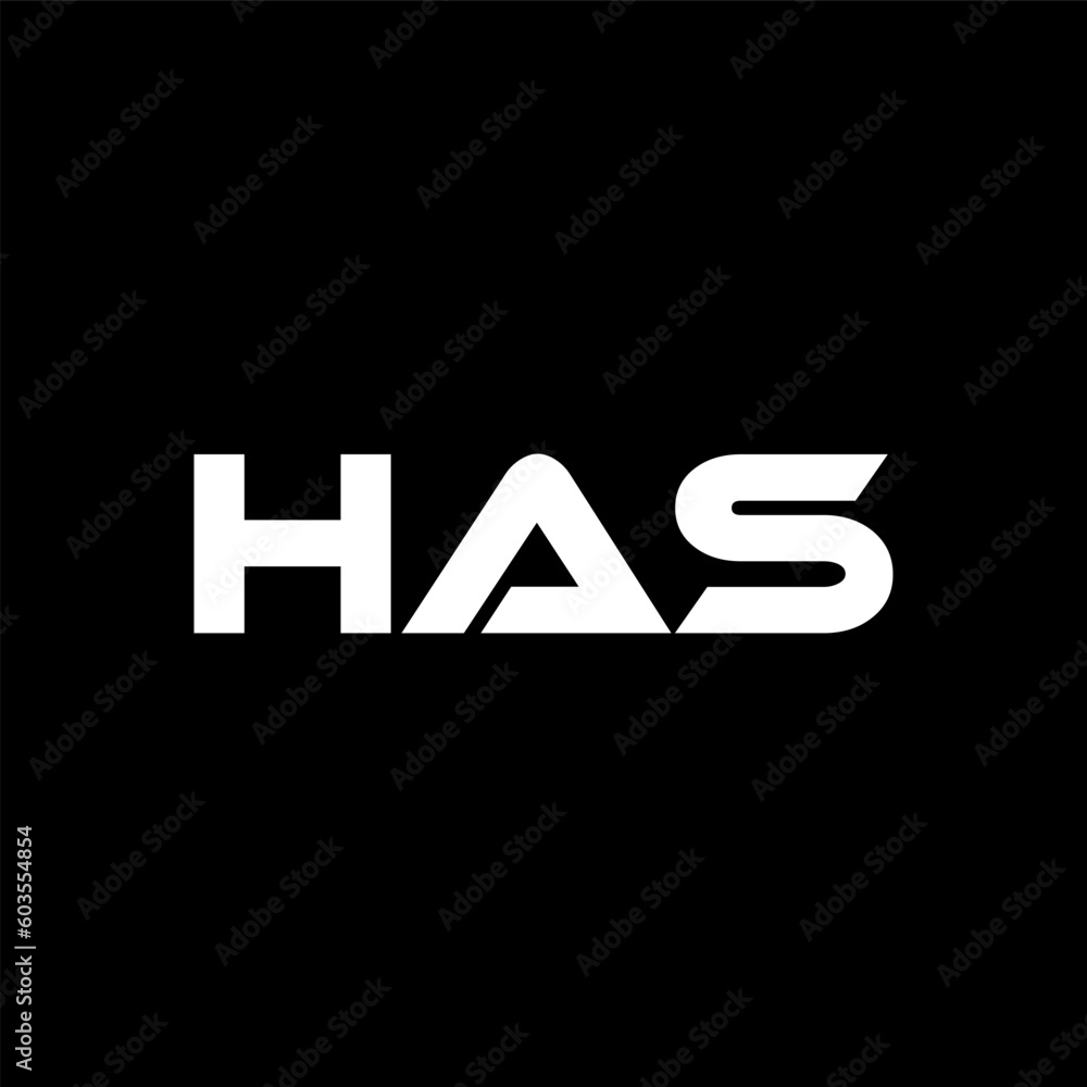 HAS letter logo design with black background in illustrator, vector logo modern alphabet font overlap style. calligraphy designs for logo, Poster, Invitation, etc. HAS letter logo design with black background in illustrator, vector logo modern alphabet font overlap style. calligraphy designs for logo, Poster, Invitation, etc.