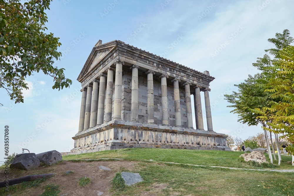 Armenia's Garni Temple, the only surviving Greco-Roman colonnaded structure within the former Soviet Union