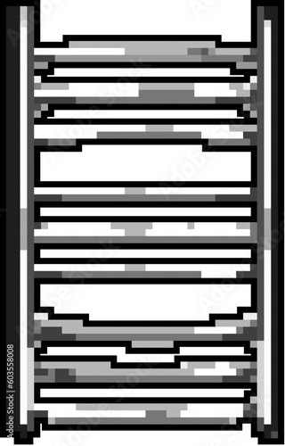 home towel bathroom game pixel art retro vector. bit home towel bathroom. old vintage illustration
