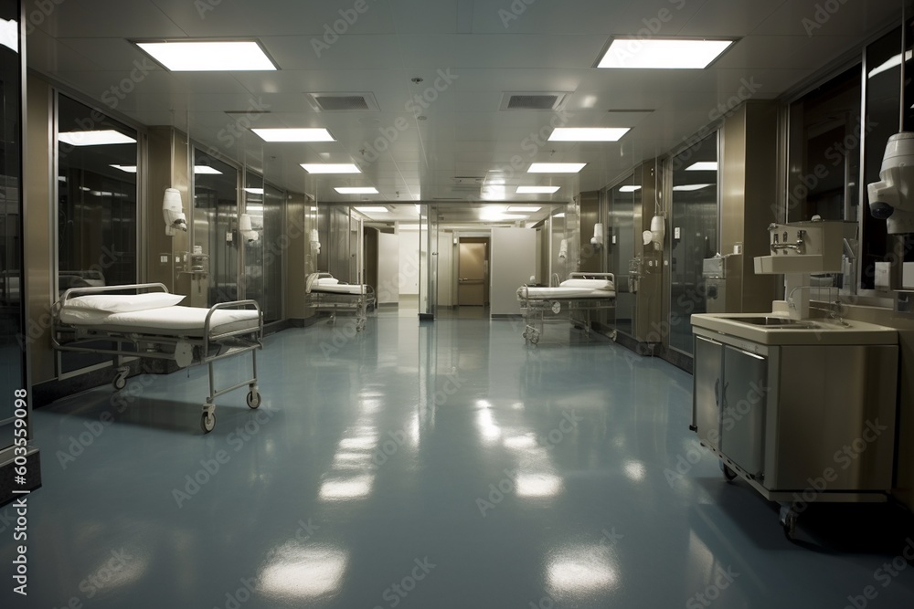 Medical Facilities Illustration Created with Generative AI Medical Facilities Illustration Created with Generative AI