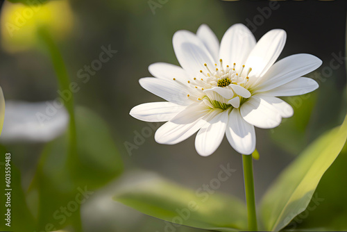 White flower in the garden