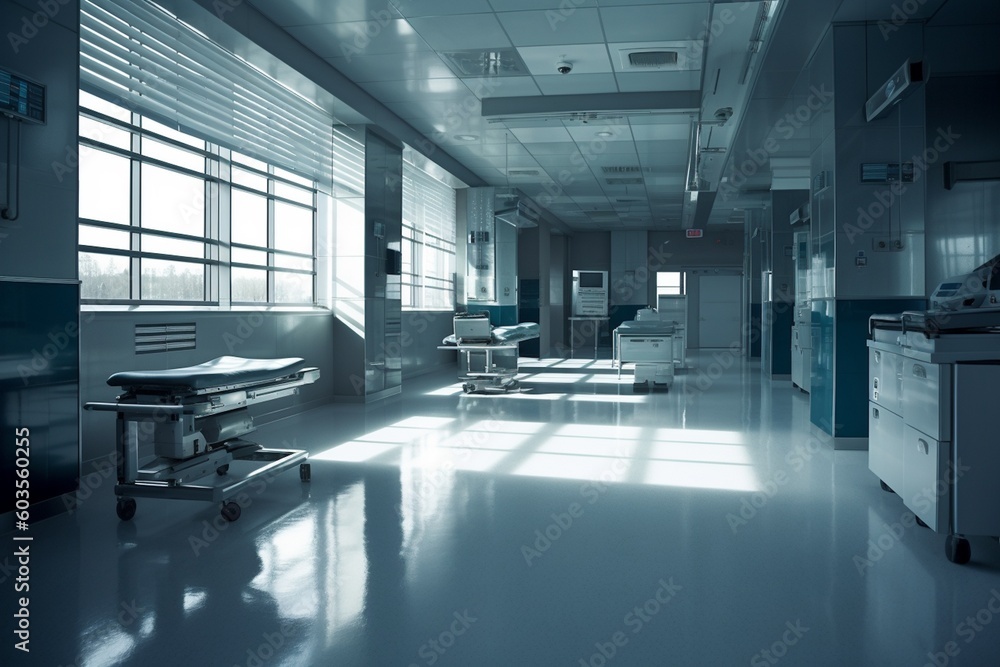 Medical Facilities Illustration Created with Generative AI Medical Facilities Illustration Created with Generative AI