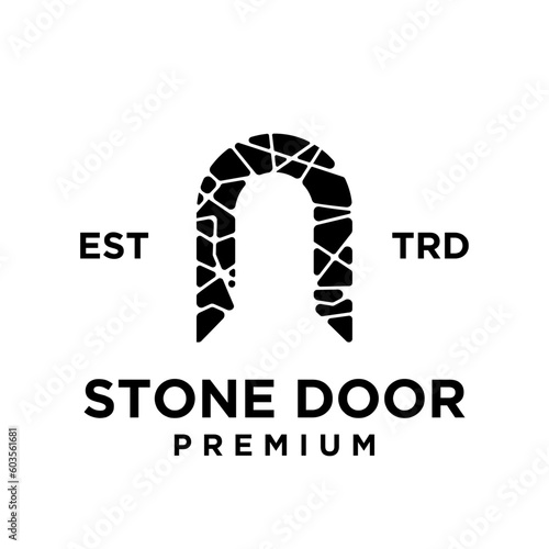 Stone House logo icon design illustration template