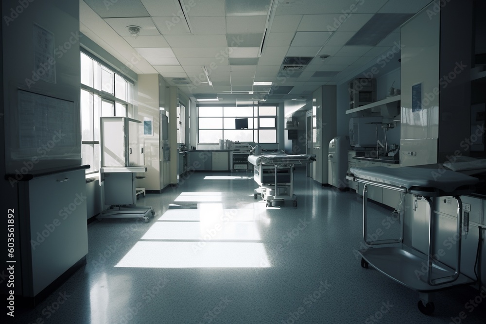 Medical Facilities Illustration Created with Generative AI Medical Facilities Illustration Created with Generative AI