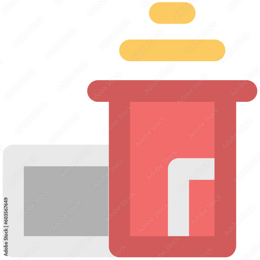 Icon of industry bold line design Icon of industry bold line design