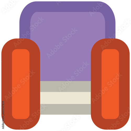 Sofa Bold Vector Icon