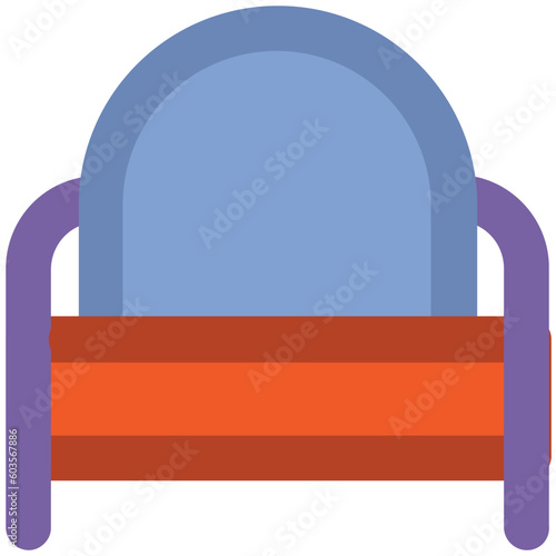 Sofa Bold Vector Icon

