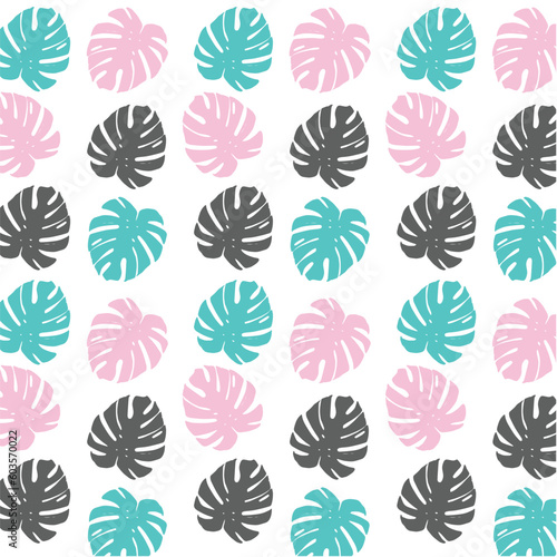 summer tropical leaves pattern