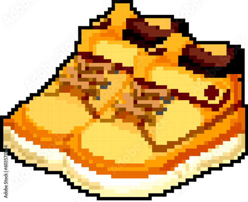 style kid shoes game pixel art retro vector. bit style kid shoes. old vintage illustration