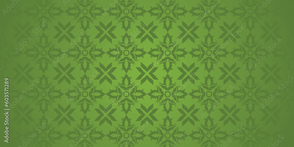 arabic motif green pattern background arabic motif green pattern background