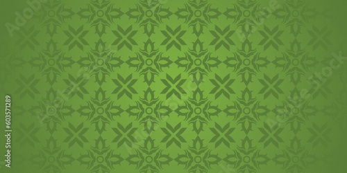 arabic motif green pattern background