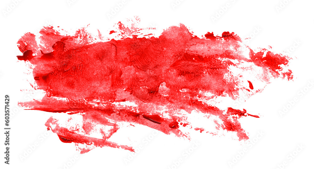 Shiny red brush watercolor painting isolated on transparent background. watercolor png Shiny red brush watercolor painting isolated on transparent background. watercolor png
