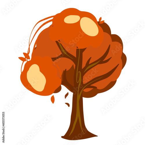 Tree illustration cute