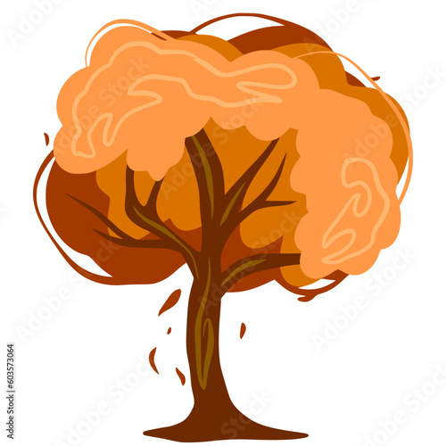 Tree illustration cute