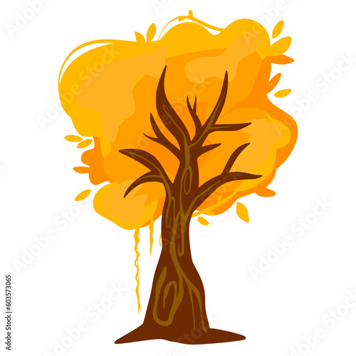 Tree illustration cute