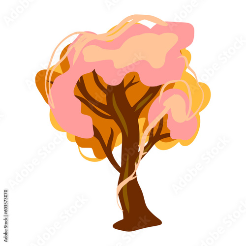 Tree illustration cute