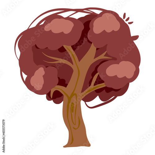 Tree illustration cute