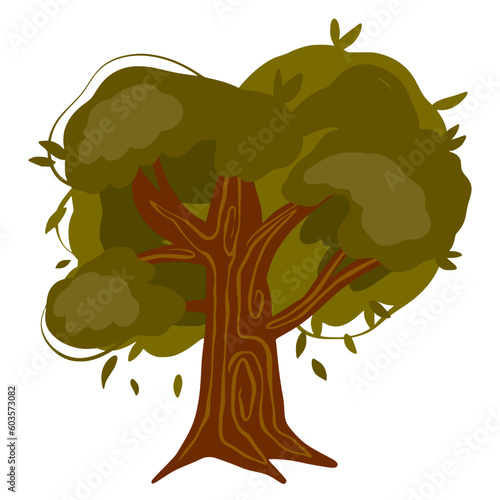 Tree illustration cute