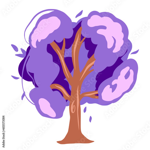 Tree illustration cute