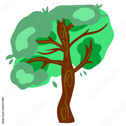 Tree illustration cute