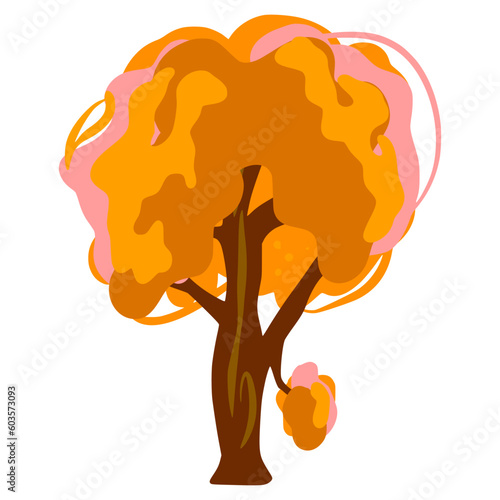 Tree illustration cute