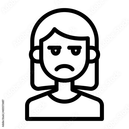 suspicious line icon