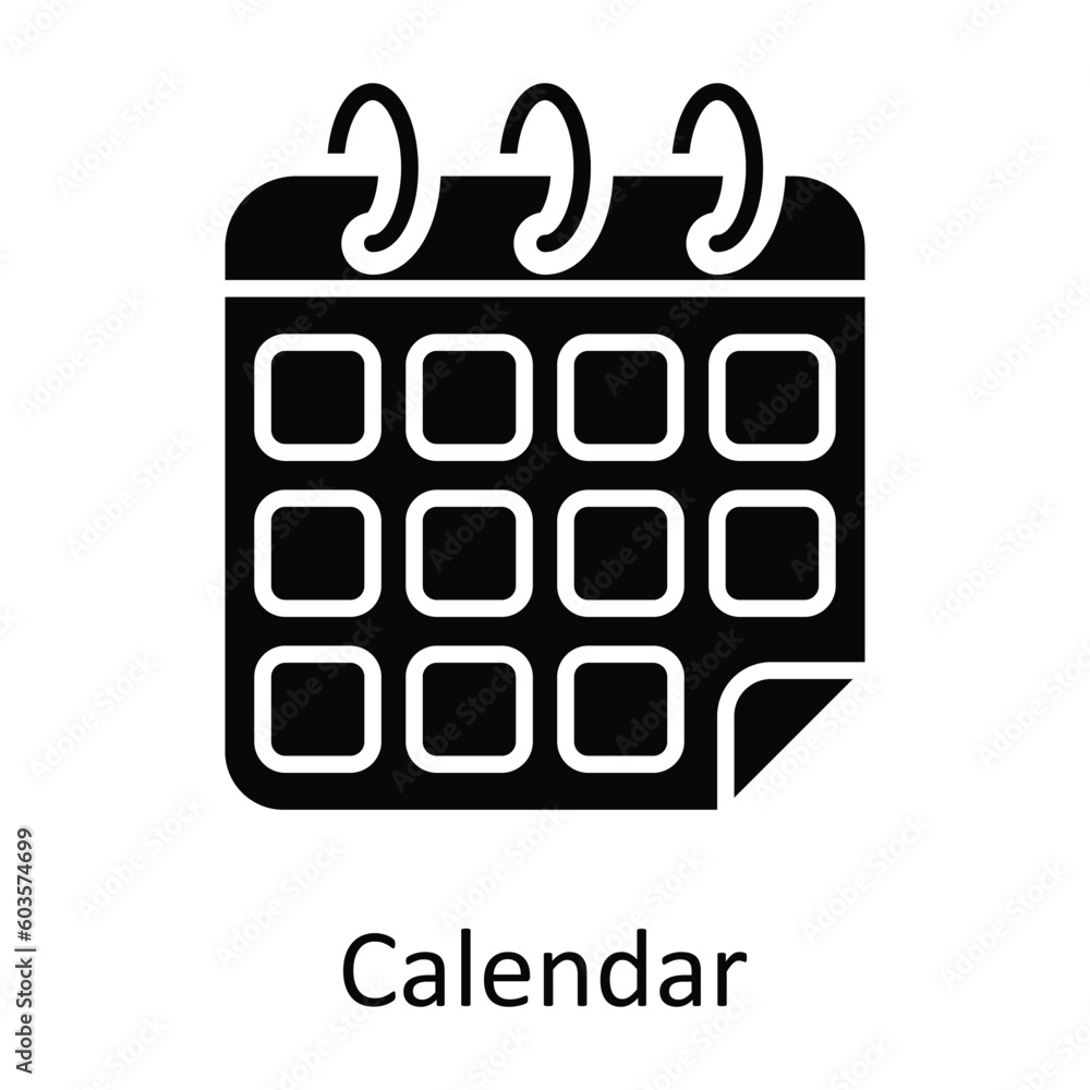 Calendar vector outline Icon Design illustration. Work in progress Symbol on White background EPS 10 File Calendar vector outline Icon Design illustration. Work in progress Symbol on White background EPS 10 File
