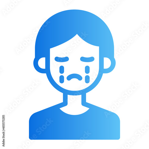 cry gradient icon