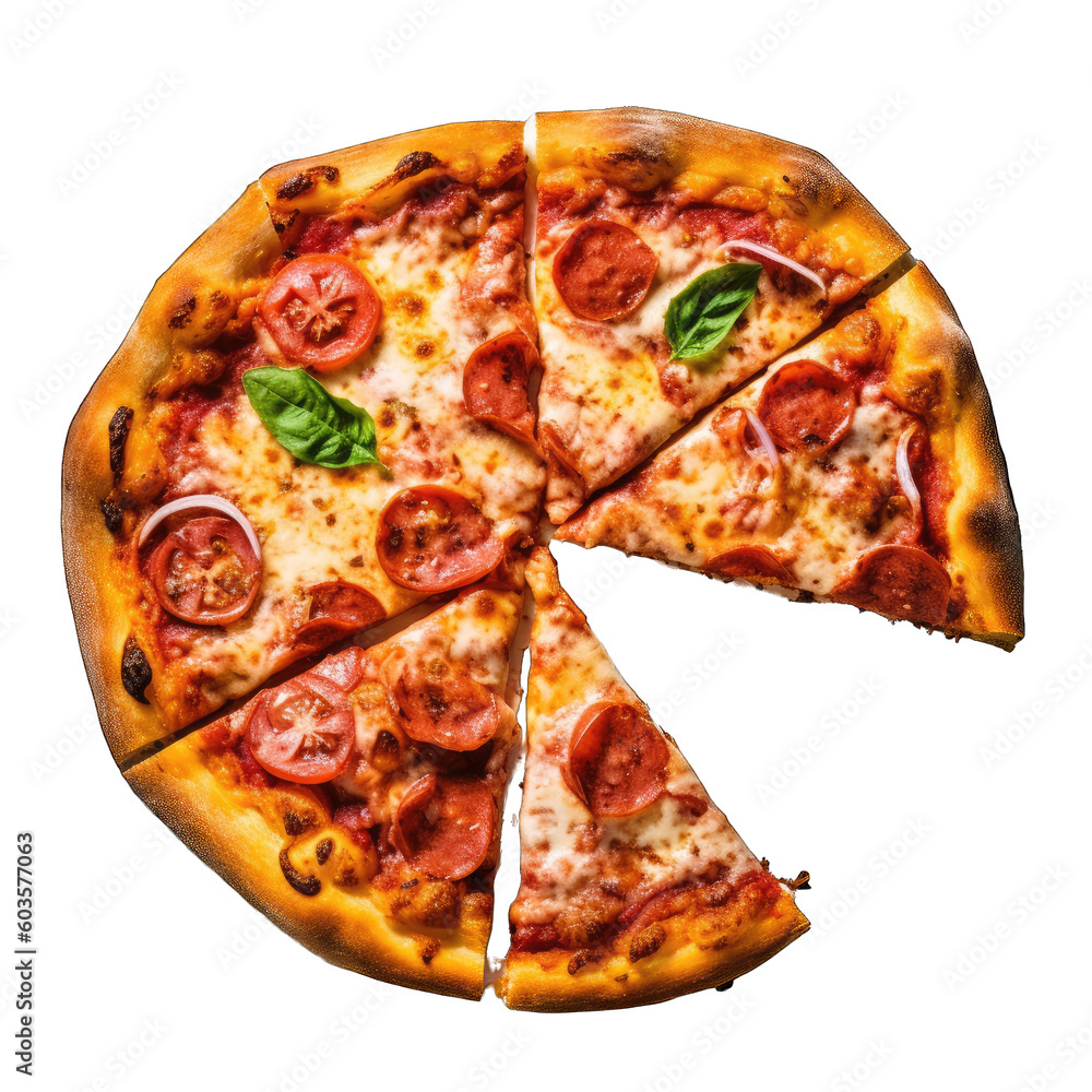 a delicious pizza missing a slice a delicious pizza missing a slice